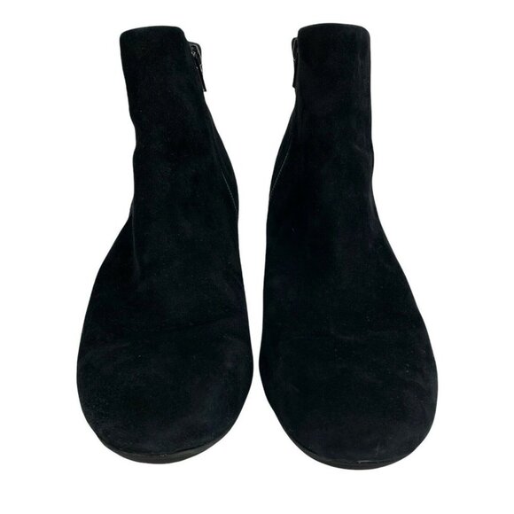 Seychelles Womens Audition Black Suede Side Zip Ankle Booties Size 8.5 - Picture 2 of 8